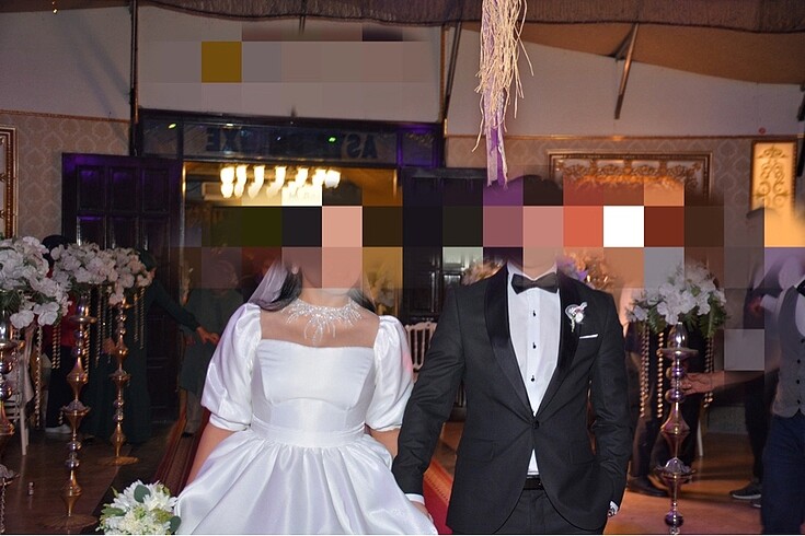 Pinterest Saten Gelinlik - Görsel 6