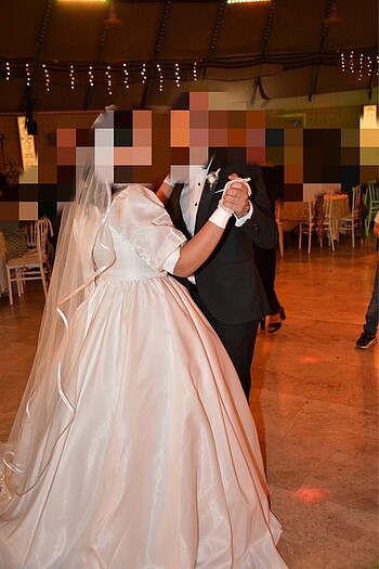 Pinterest Saten Gelinlik - Görsel 7