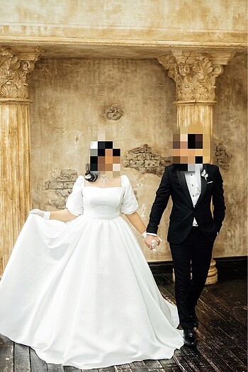 Pinterest Saten Gelinlik - Görsel 9