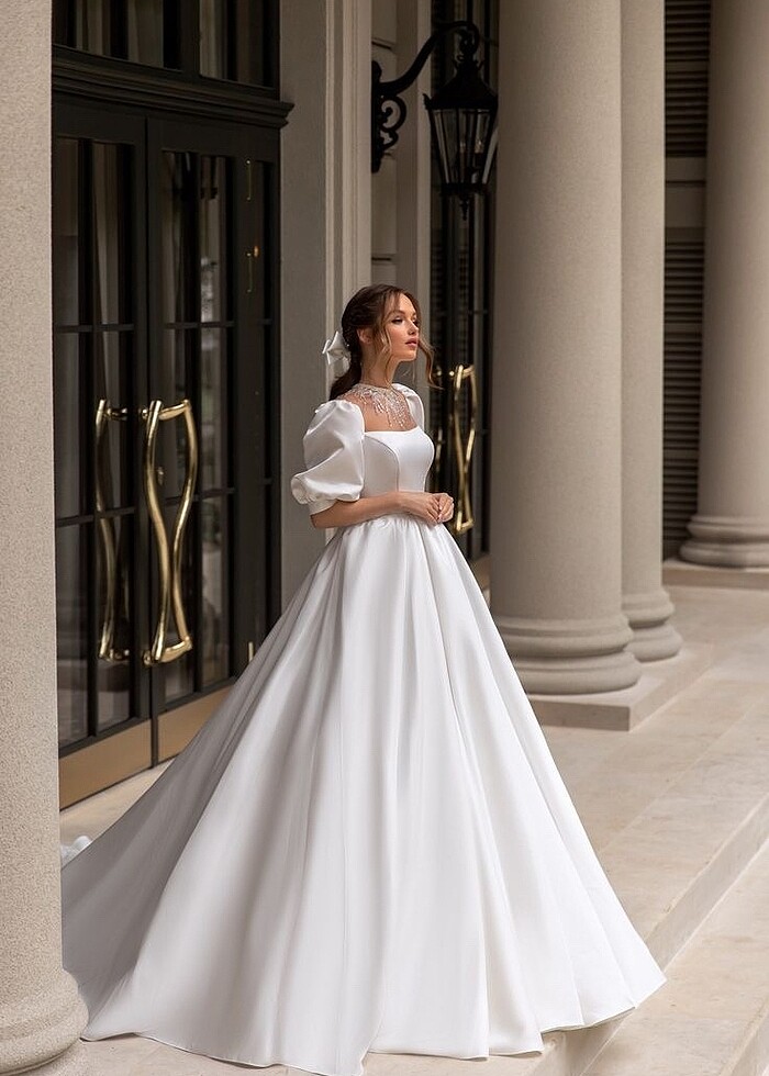 Pinterest Saten Gelinlik - Görsel 3