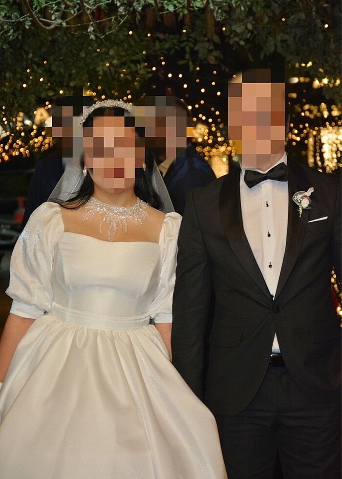 Pinterest Saten Gelinlik - Görsel 5