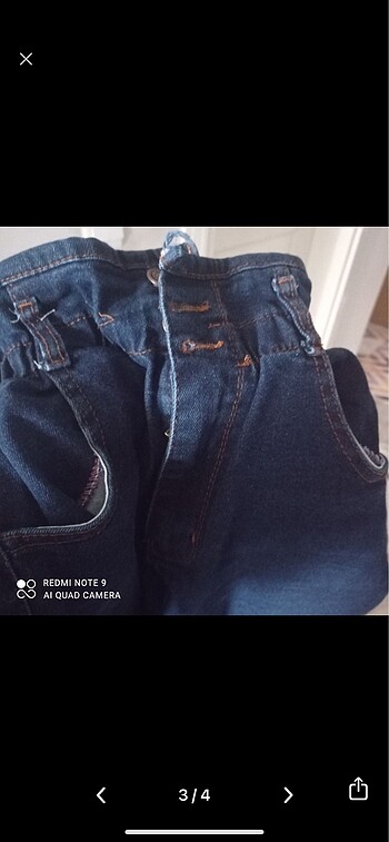 30 Beden Havuç yüksek bel jean