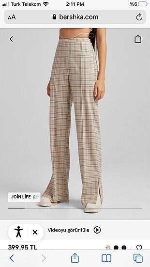 bershka wide leg