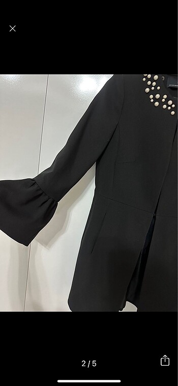 Zara Zara inci detaylı ceket/ kap