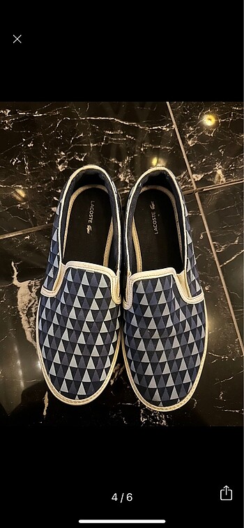 37,5 Beden mavi Renk Lacoste sneaker