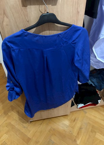 Mavi Kısa Kollu ZARA - Görsel 2