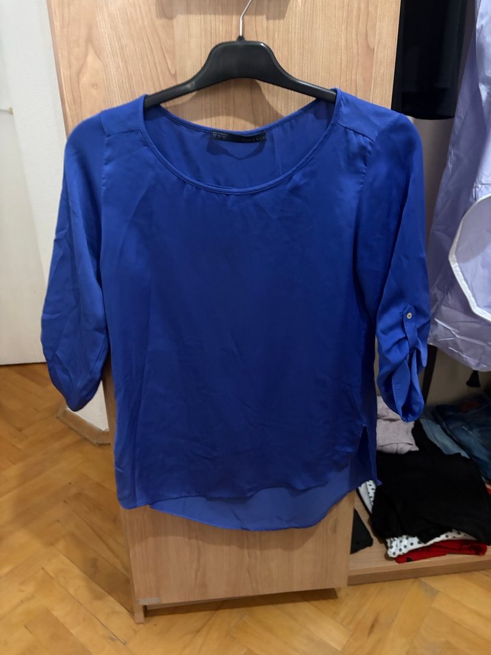 Mavi  Kısa Kollu  ZARA - Görsel 3