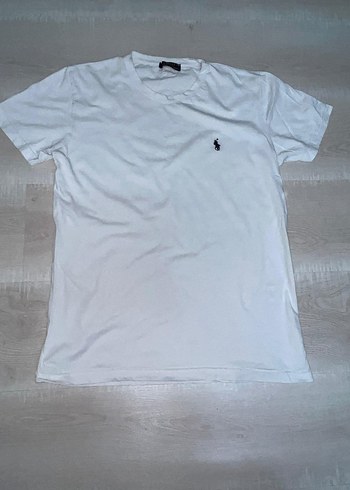 Polo Ralph Lauren Beyaz Bisiklet Yaka Tisort