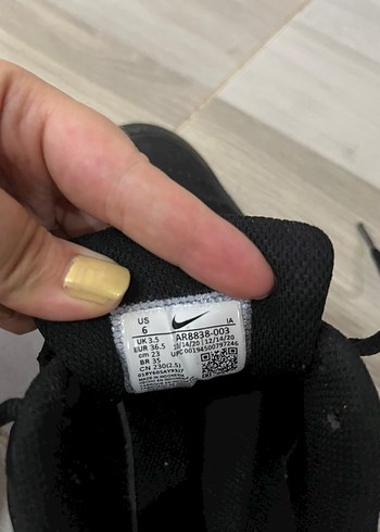36,5 Beden Siyah Orijinal Kadın Spor Ayakkabı