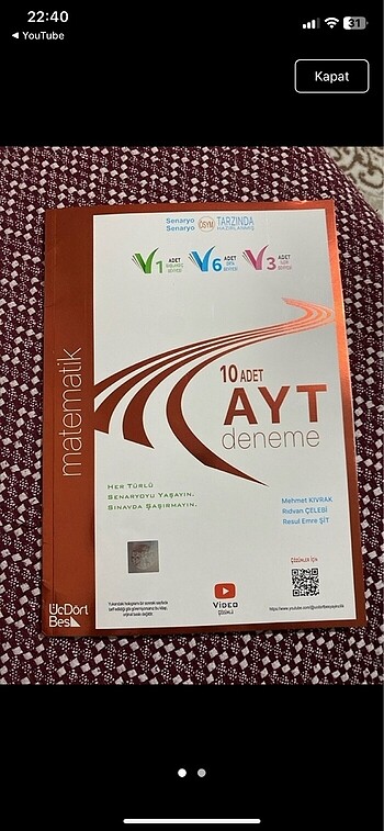 Tyt ve ayt deneme 345