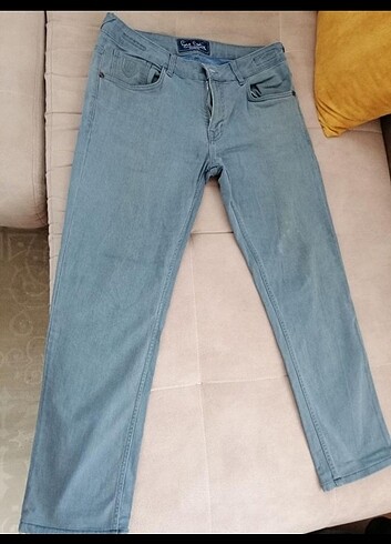 32 Beden mavi Renk Pierre cardin kot pantolon