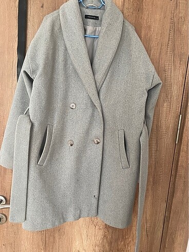 xs Beden gri Renk Trendyolmilla kaban