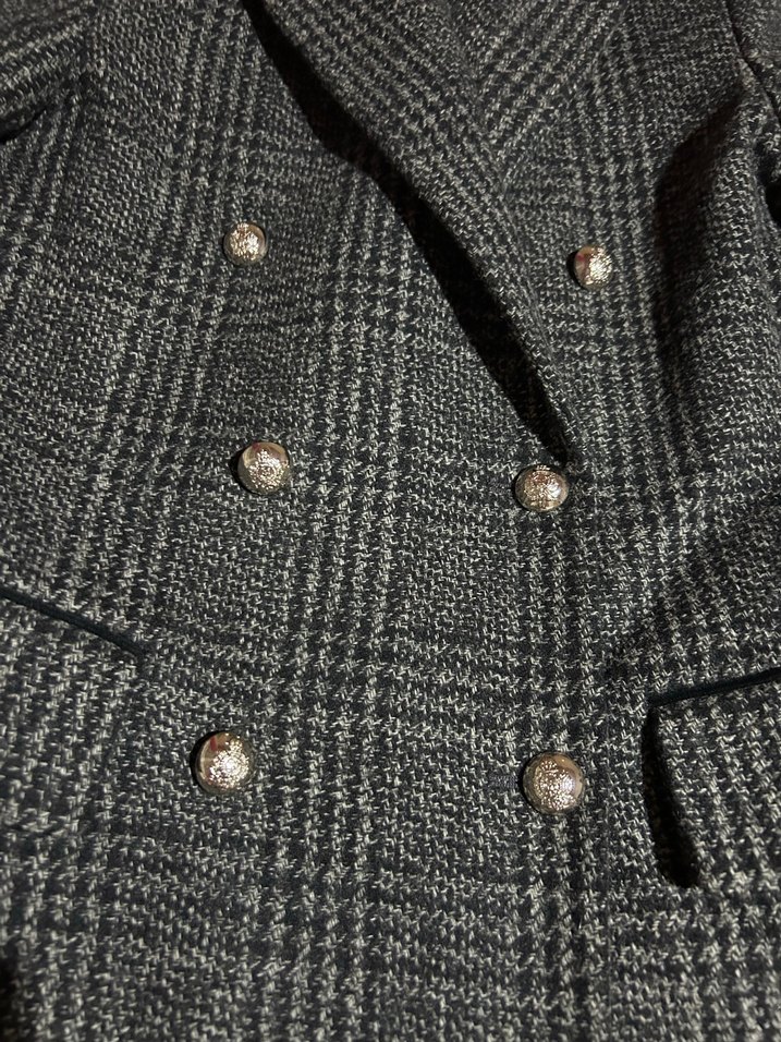 Mango düğmeli kaban - Görsel 5