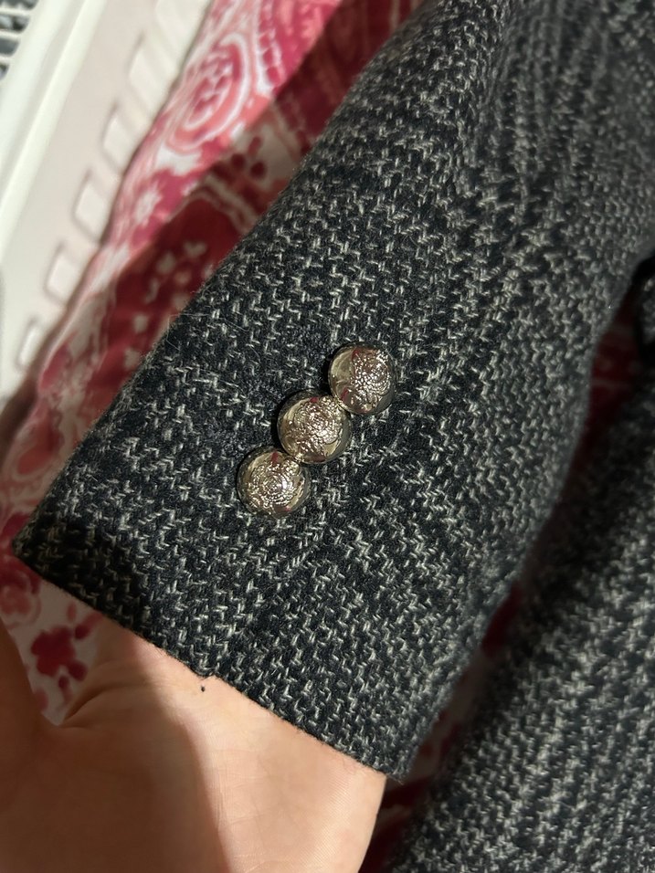 Mango düğmeli kaban - Görsel 4