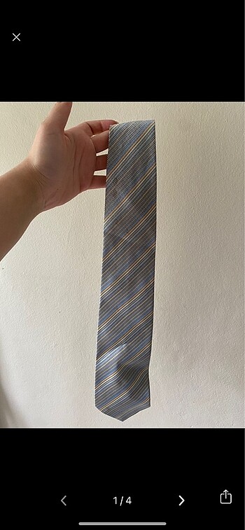 Vintage Gri Kravat