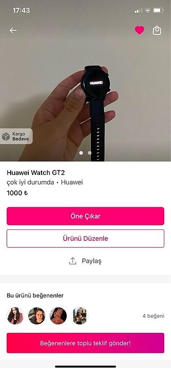 Huawei gt2