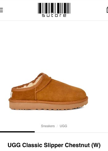 Ugg UGG Classic Kürklü Süet Erkek Terlik