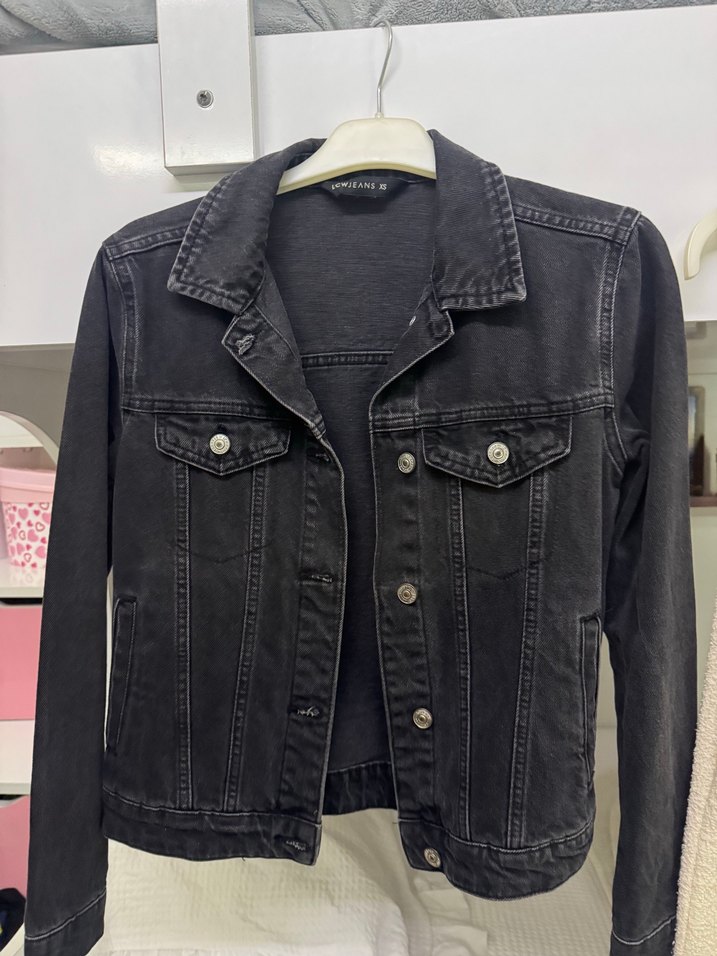 Siyah Denim Ceket — görsel 4/5