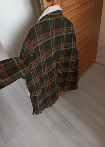 Düğmeli Kahverengi Ekose Erkek Ceket - Görsel 6