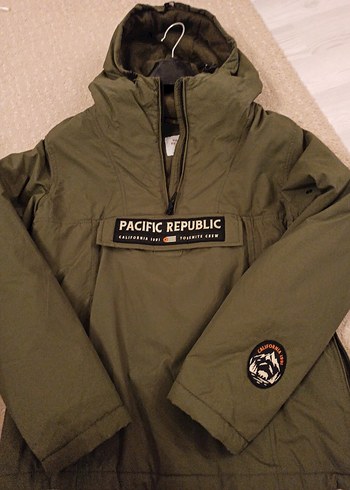 Kapüşonlu, kanguru Kadın Ceket - Görsel 5