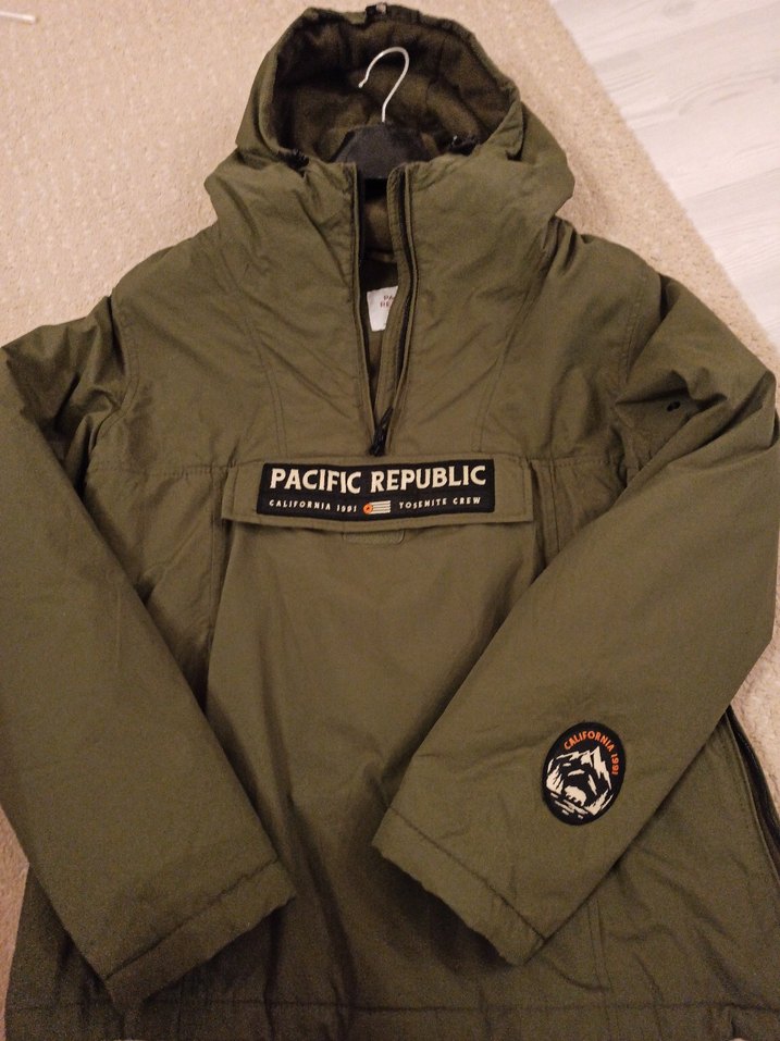 Kapüşonlu, kanguru Kadın Ceket - Görsel 5