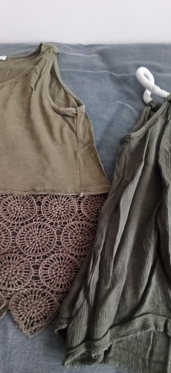 Dantel Detayli tişört - Görsel 2