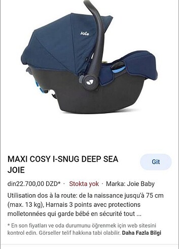 Joie 0 - 13 kg
