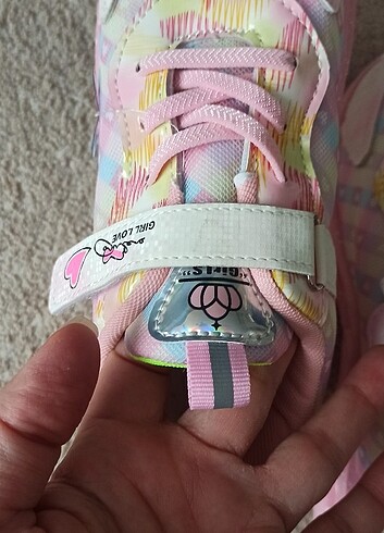 Işıklı kız çocuk ayakkabı  - Görsel 3