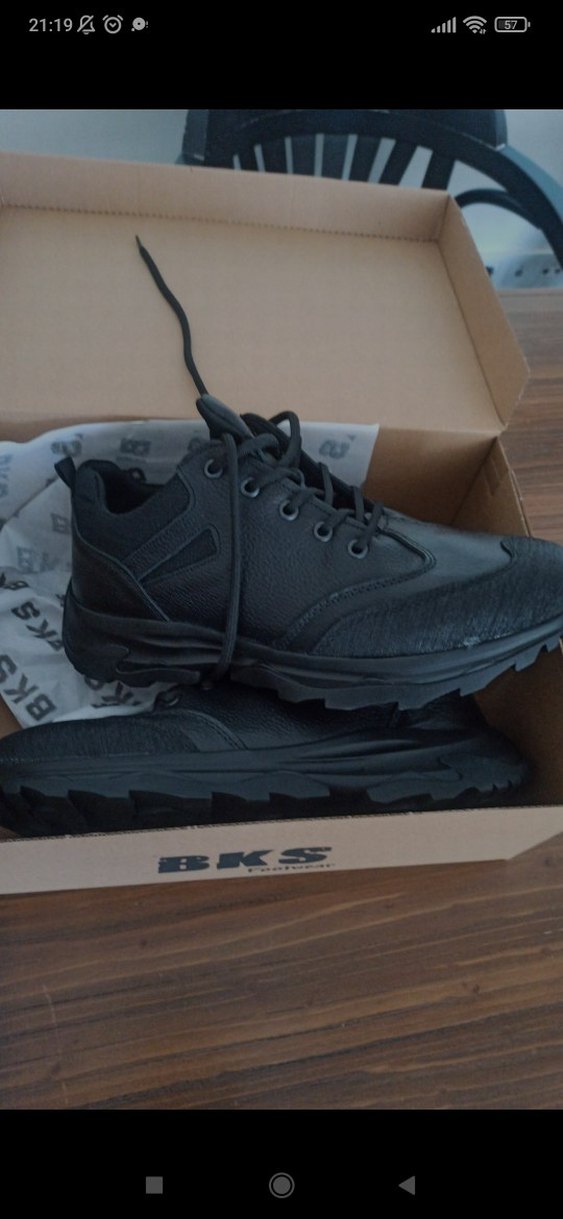 Siyah Bağcıklı Erkek Biker Spor Ayakkabı - Görsel 2