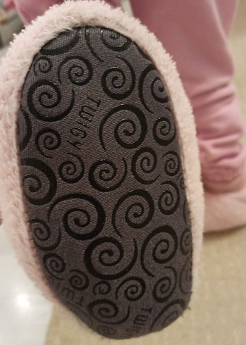 Kızlar İçin Pembe Peluş Tavşan Ev Terliği - Görsel 4