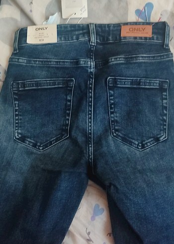 34 Beden lacivert Renk Only Lacivert Esnek Normal Boy Denim Kadın Pantolon