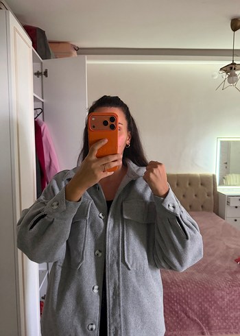 Koton Gri Oversize Siklik Rahat Ve Sik Ceket