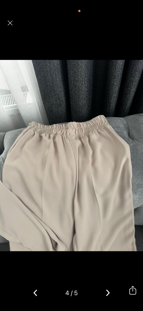 Bej Uzun Kollu Salaş Kadın Takım - Görsel 4