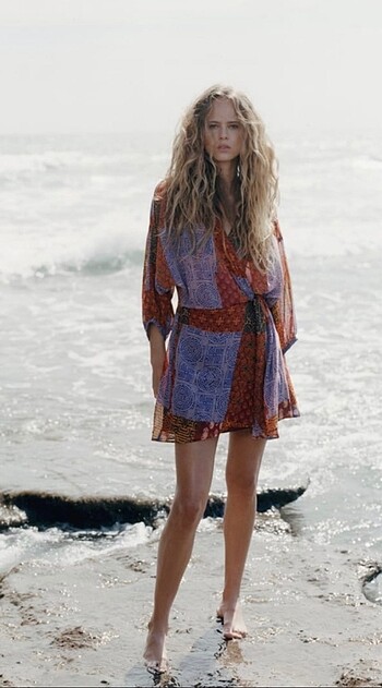 Zara Patchwork Elbise
