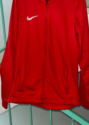 Nike Kirmizi Spor Fermuarli Ceket