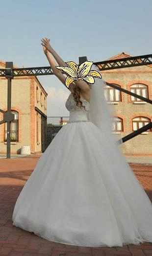 s Beden prenses model gelinlik