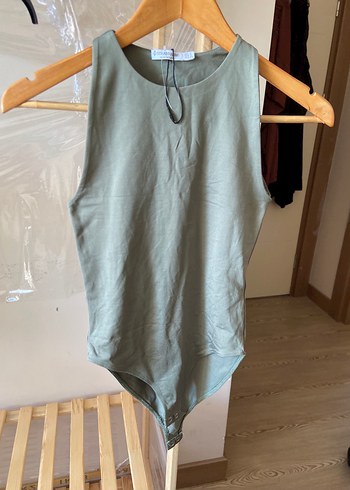 s Beden gri Renk Stradivarius Gri Kadın Kolsuz Fitted Atlet