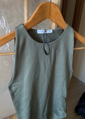 Stradivarius Gri Kadın Kolsuz Fitted Atlet