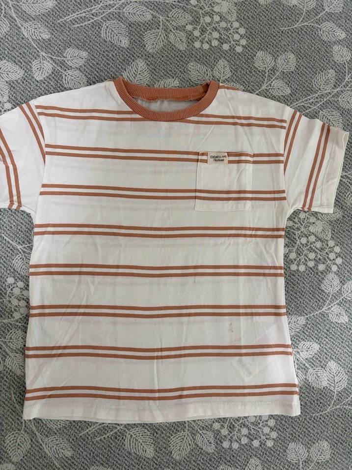 Çizgili 5 yaş tshirt - Görsel 2