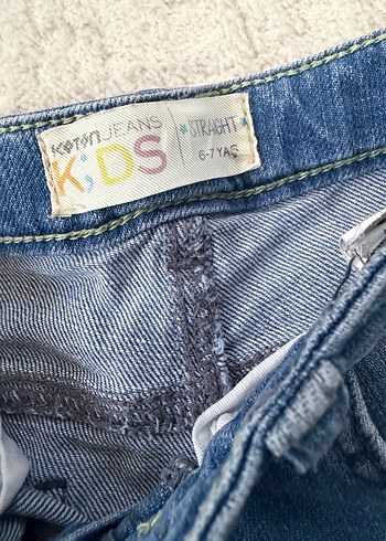 Erkek Çocuk Mavi Kemerli Denim Pantolon - Görsel 4