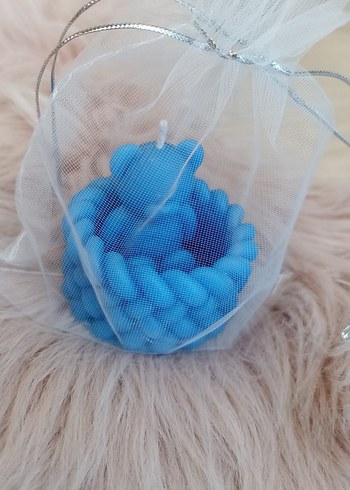 sepette ayıcık mum hediyelik - Görsel 4