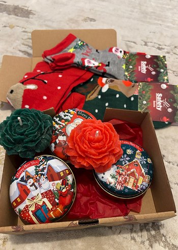 Renkli Yılbaşı Hediyesi Kutusu - Görsel 6