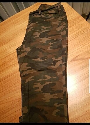 Kamuflaj Kadın Pantalon