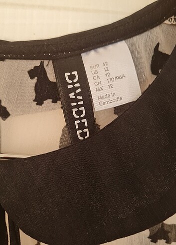 H&M Desenli Bluz - Görsel 3