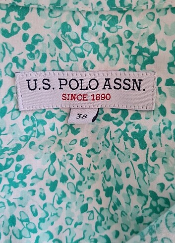 38 Beden U.S. Polo Assn Desenli Gömlek 