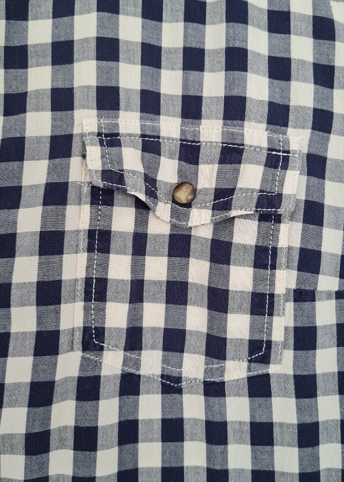 Mango Ekoseli Gömlek - Görsel 3