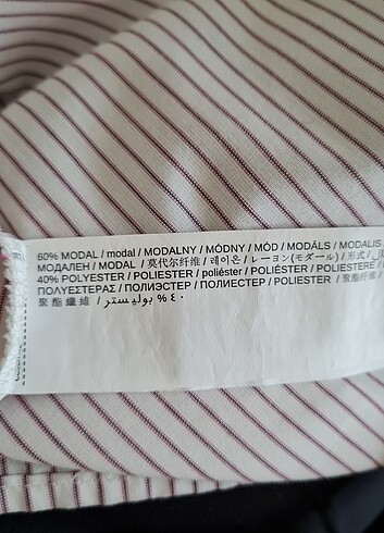 Mango Çizgili Gömlek - Görsel 6