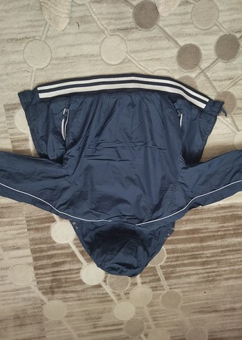 Mavi Kapüşonlu Erkek Çocuk Mont - Görsel 4