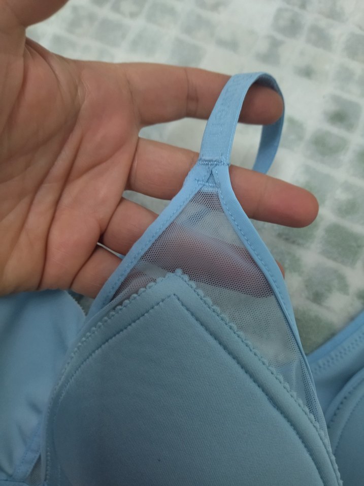 Mavi Spor Sütyeni - Görsel 4