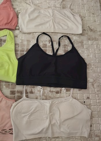 Çok Renkli Kısa Spor Sütyenler - Görsel 4